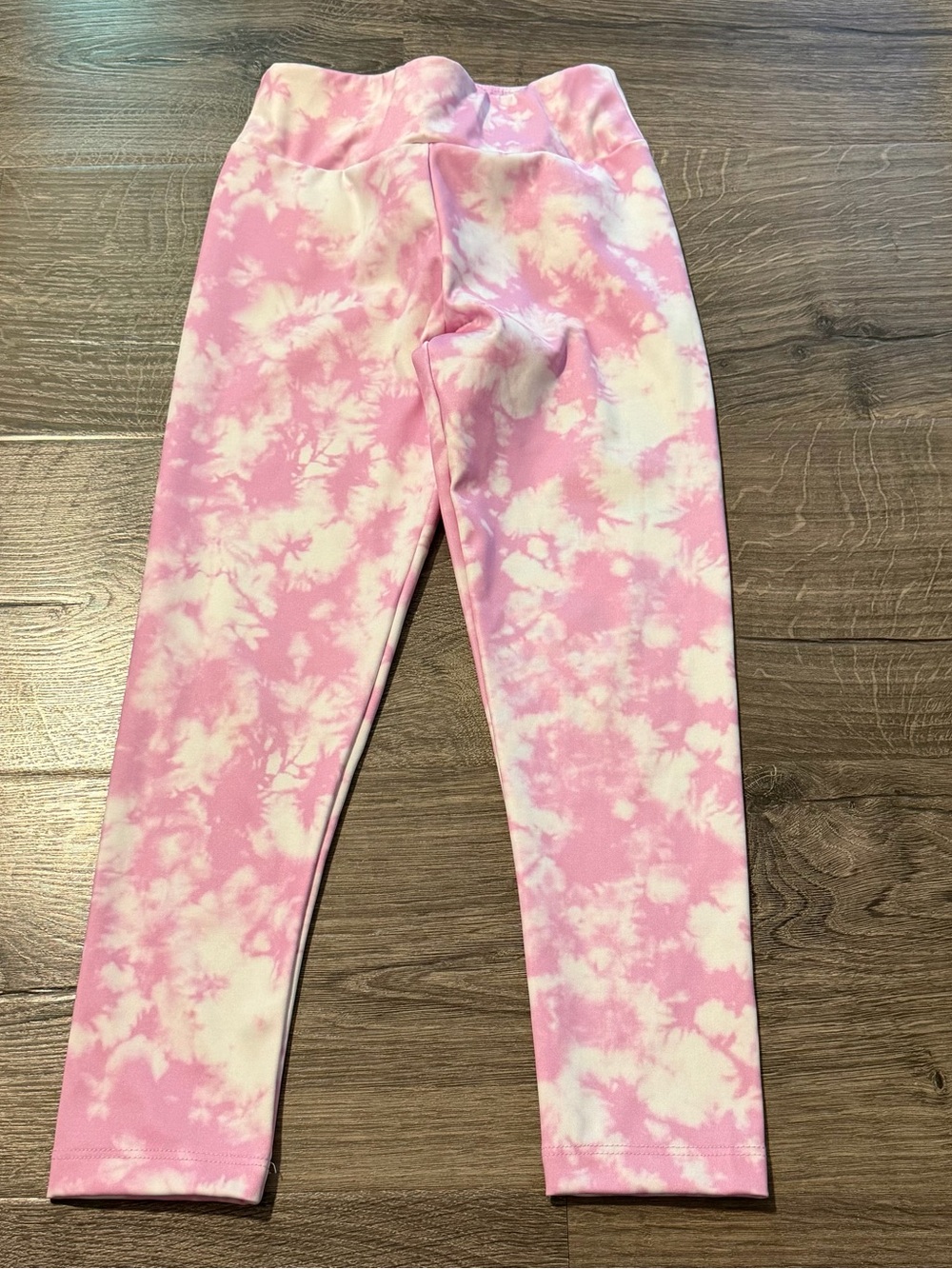 Girls Small 6/7 Zara Leggings Pink White Activewear Pants